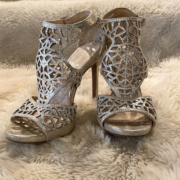 Jessica Simpson peep toe pump - Picture 1 of 5